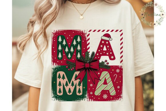 Christmas MAMA Letters PNG Clipart & Illustrations