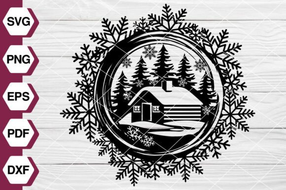 Christmas Scene SVG EP611: Holiday Illustrations Review