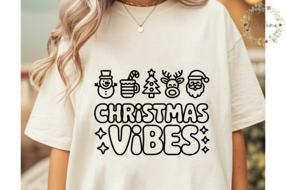 Christmas Vibes Retro Icons: Illustrations for Blogs