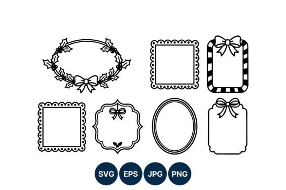 Christmas Wreath and Bow Decorative Illustrations Review