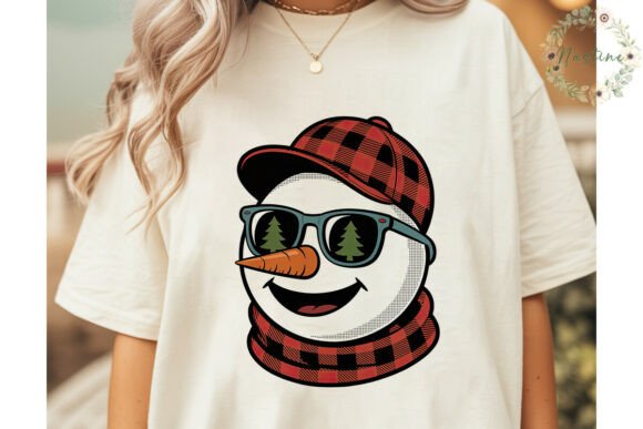 Cool Snowman Christmas PNG Clipart & Illustrations