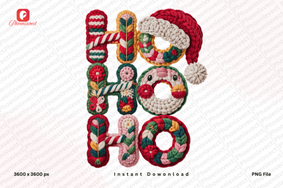 Crochet Christmas Santa Hat PNG: Illustrations Review