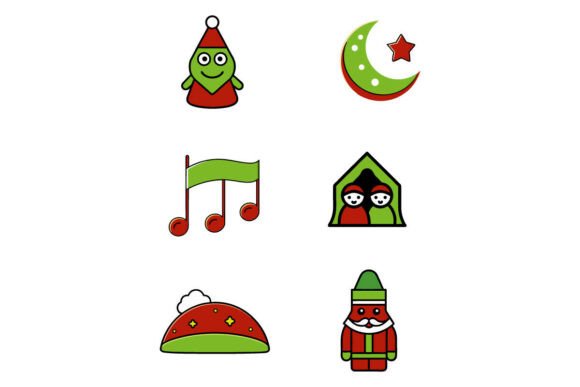 Elegant Christmas Vector Icon Set – Mode Review
