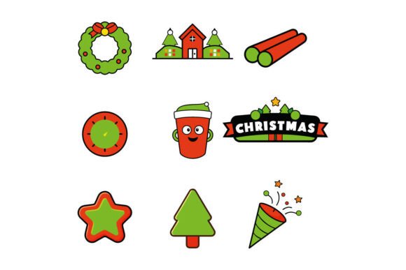 Frosty Holiday Christmas Flat Icon Pack Review