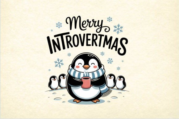 Funny Penguin Christmas PNG: Freebies for Blogs