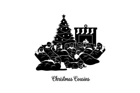 Review: Christmas Cousins Silhouette Gathering a Illustrations