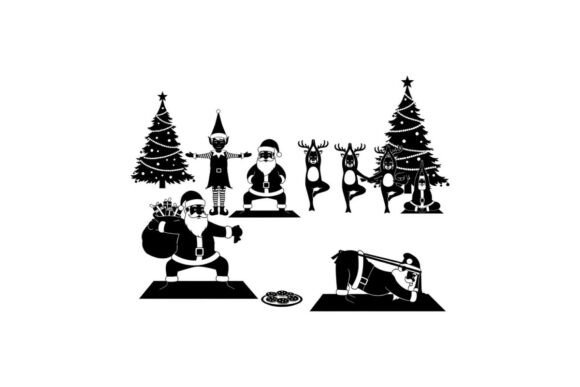 Review: Christmas Yoga Silhouette for Embroidery