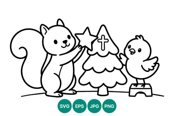 Reviewing the Christmas Squirrel and Bird Tree Design